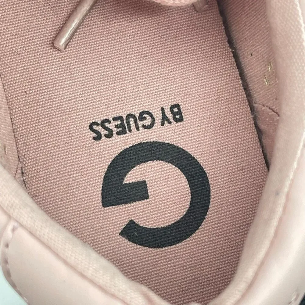 G by GUESS Mollie Blush Pink Star Cutout Sneakers Women’s 9M Lace Up